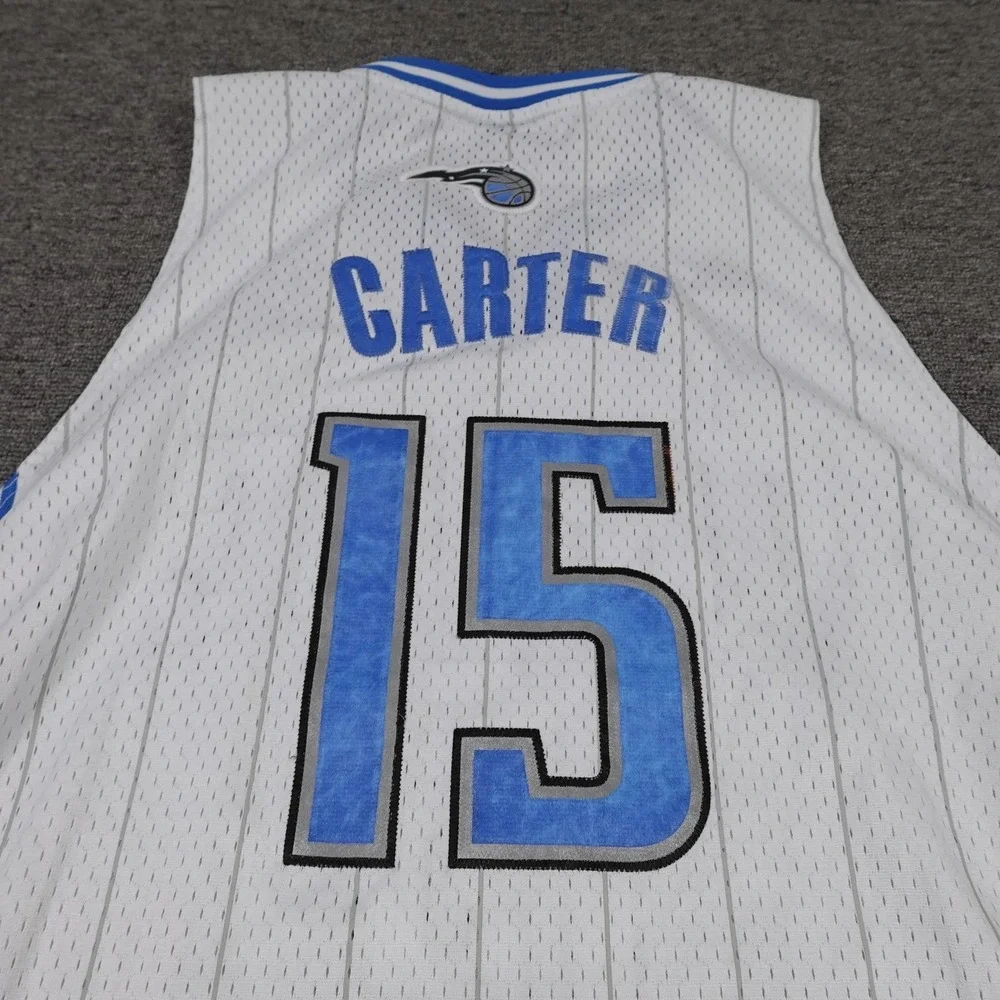Vintage Vince Carter Orlando Magic Jersey Mens XL White NBA Basketball Adidas 15